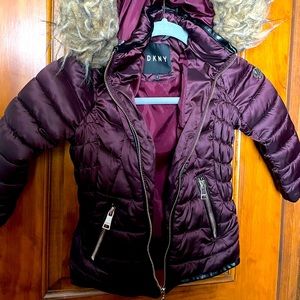 DKNY girls jacket size 4